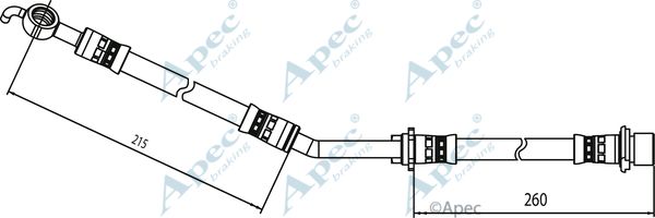 APEC BRAKING Pidurivoolik HOS4076